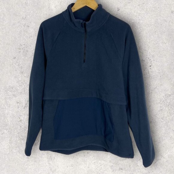 NEW Nordstrom Zella Navy Blue Size XL Mens‎ Sweatshirt Pullover Quarter Zella - Picture 3 of 11